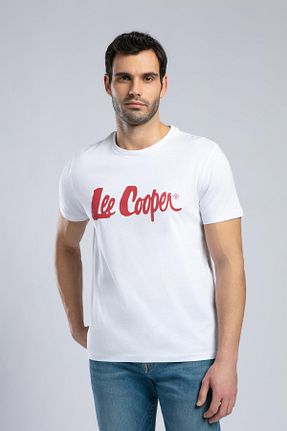 تیشرت سفید مردانه رگولار Lee Cooper - کد 902253733