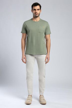 تیشرت خاکی مردانه رگولار Lee Cooper - کد 902259615