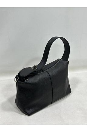 کیف دوشی مشکی زنانه چرم خالص My Easy Shop - کد 902258826