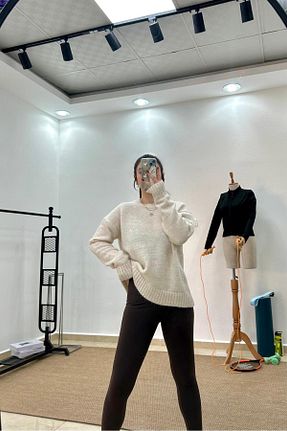 پلیور بژ زنانه ساده Miss Prova - کد 902259825