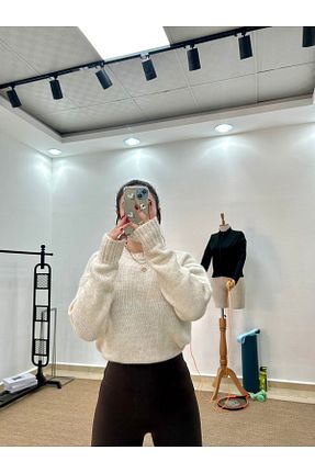 پلیور بژ زنانه ساده Miss Prova - کد 902259825