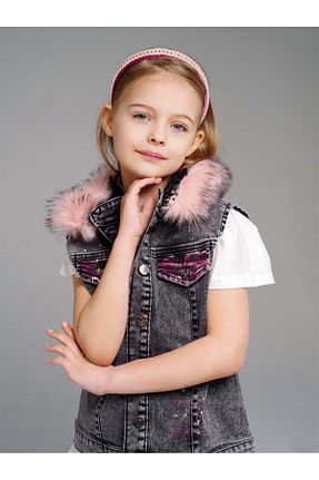 جلیقه صورتی بچه گانه رگولار Hilal Akıncı Kids - کد 269317092