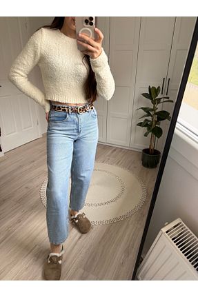 شلوار جین آبی زنانه پاچه لوله تفنگی MODA - کد 902312393
