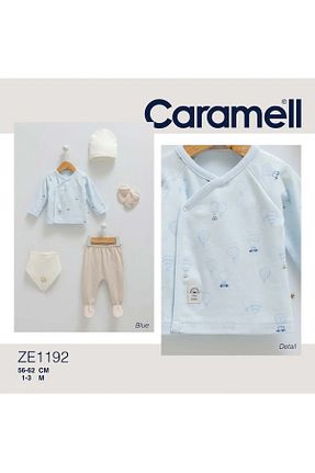 بعد از زایمان آبی بچه گانه پنبه ای Caramell - کد 902307438