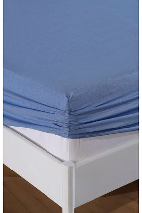 ست ملحفه دونفره آبی پنبه ای Flex Cotton - کد 900341365