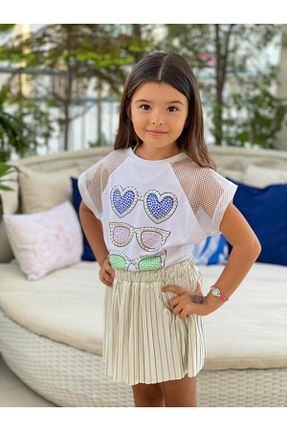 ست بالاتنه و پائین تنه سبز بچه گانه مخلوط پلی استر Hilal Akıncı Kids - کد 119481769