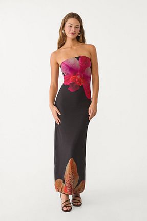 لباس مشکی زنانه بافتنی Stradivarius - کد 902331405