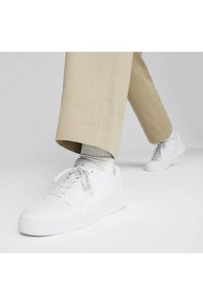 کفش اسنیکر سفید مردانه بند دار Puma - کد 816047395