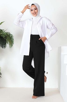 شلوار حجاب مشکی زنانه بافت Mec Fashion - کد 902336771