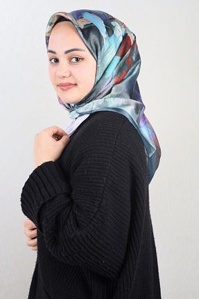 روسری رنگی ساتن Berussa - کد 797647337