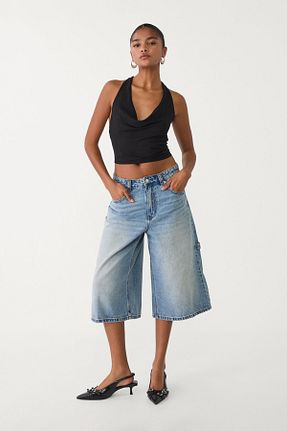 بلوز مشکی زنانه ساده Stradivarius - کد 902348164