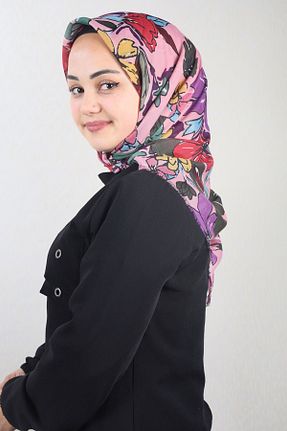 روسری رنگی پنبه ای poloist - کد 719999970