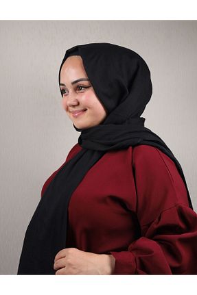 شال مشکی زنانه پنبه ای Bonjela - کد 902347562