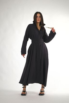 لباس مشکی زنانه بافتنی ABBRA - کد 901890068