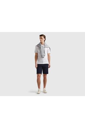 شلوارک و برمودا آبی مردانه Straight United Colors of Benetton - کد 835605870