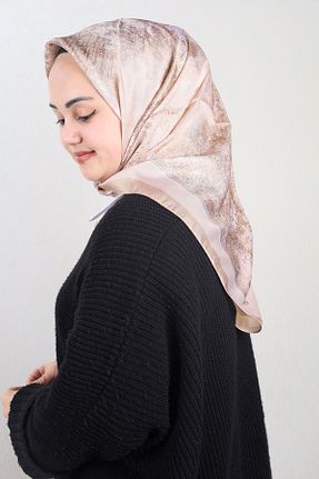 روسری رنگی ساتن Berussa - کد 750658791