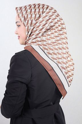 روسری رنگی پلی استر Emproyal - کد 797648828