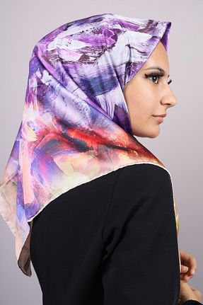 روسری رنگی پلی استر Genel Markalar - کد 801392936