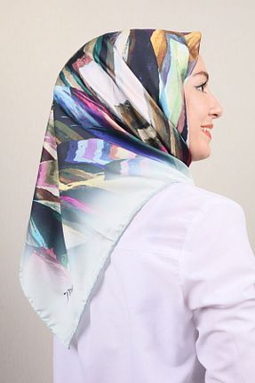 روسری رنگی پلی استر Genel Markalar - کد 798174928