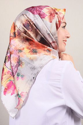 روسری رنگی پلی استر Genel Markalar - کد 797868098
