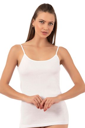 رکابی سفید زنانه بدون آستین ÖZKAN underwear - کد 986462