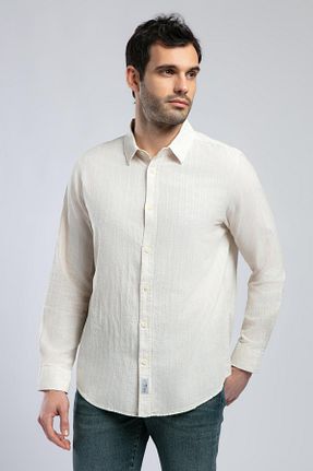 پیراهن بژ مردانه رگولار Lee Cooper - کد 902364879