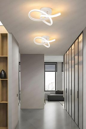 لوستر سفید آلومینیوم Dekorluna - کد 900410904