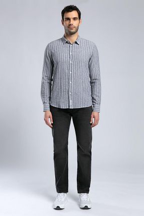 پیراهن طوسی مردانه رگولار Lee Cooper - کد 902363382