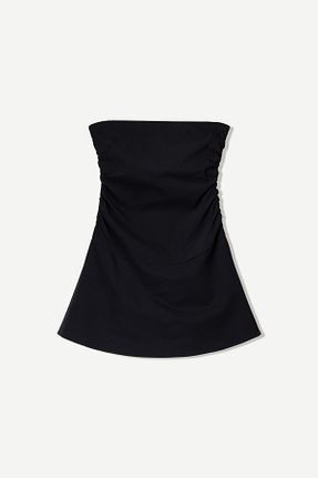 لباس مشکی زنانه بافتنی Bershka - کد 902378362