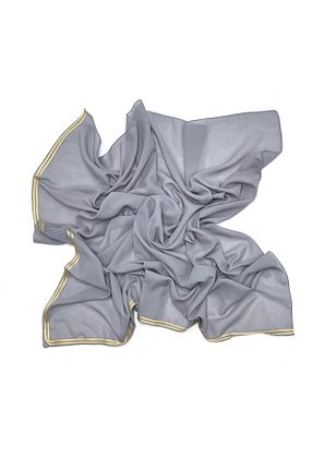 روسری طوسی 100 x 100 Naz İpek - کد 902389215