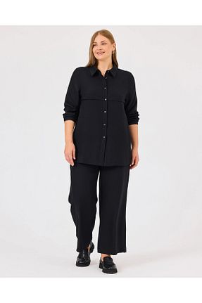 شلوار مشکی زنانه کش دار Gala-Xi - کد 887897444