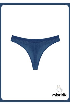 شورت اسپرت آبی زنانه پنبه ای MİSTİRİK - کد 802600233