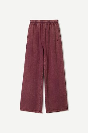 شلوار بنفش زنانه پنبه ای Bershka - کد 902378174