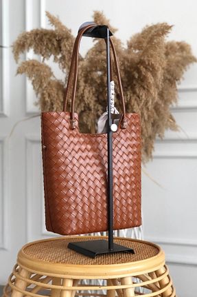 کیف دوشی قهوه ای زنانه Yağmur Butik - کد 903859294