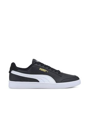 کفش اسنیکر مشکی مردانه چرم مصنوعی Puma - کد 952276488