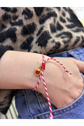 دستبند جواهر قرمز زنانه COSİBELLA - کد 902395459