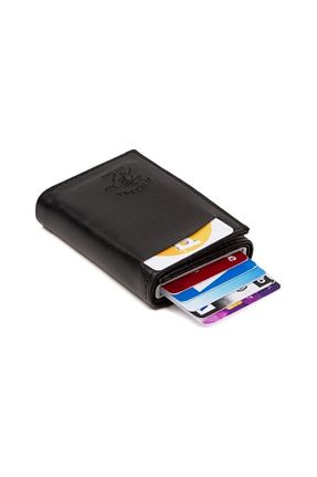 کیف پول مشکی مردانه سایز متوسط Newish Polo - کد 902450350