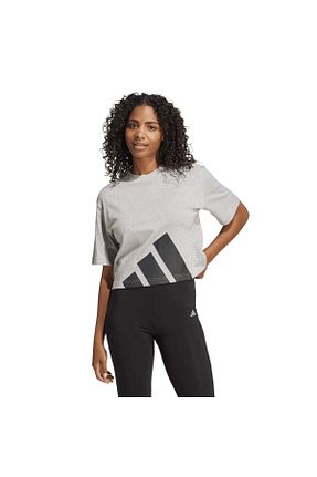 تیشرت طوسی زنانه رگولار adidas - کد 891549042