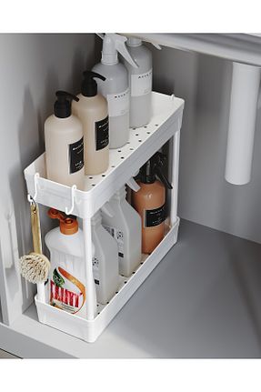 نظم دهنده کمد سفید پلاستیک ATA HOME - کد 849238525
