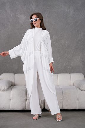 ست بالاتنه و پائین تنه نباتی زنانه بافتنی Miss Allos - کد 902465816