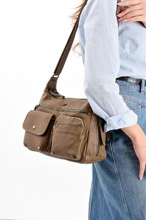 کیف پستچی قهوه ای زنانه چرم مصنوعی Baginn - کد 902580433