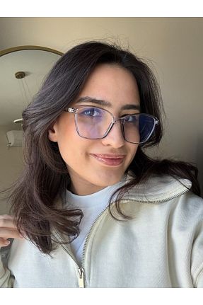 عینک محافظ نور آبی طوسی زنانه 53 RoseandRoses - کد 902589938