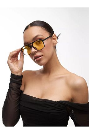 عینک محافظ نور آبی خاکی زنانه 49 STAOOM - کد 902540441