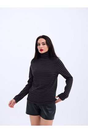 پلیور مشکی زنانه رگولار KAZAK - کد 902600447