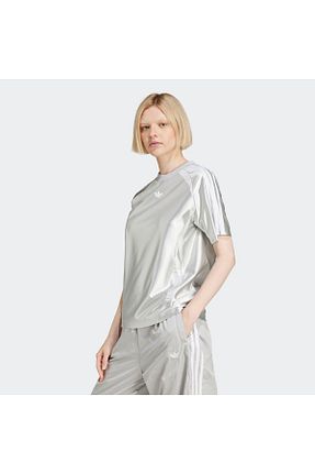 تیشرت طوسی زنانه رگولار adidas - کد 894591457