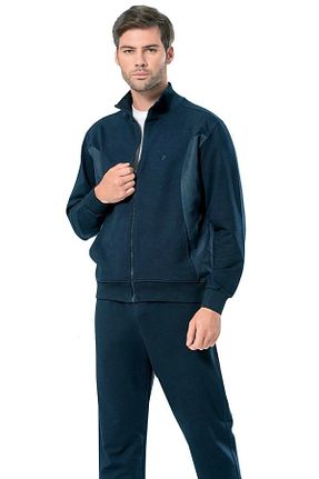 ست گرمکن سرمه ای مردانه پنبه ای Pierre Cardin - کد 904006537