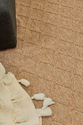 فرش قهوه ای قابل شستشو Kaşmir Halı - کد 902643645