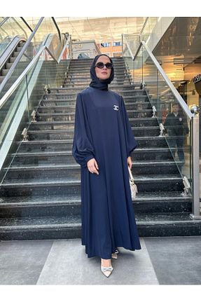 لباس حجاب سرمه ای زنانه Relaxed NS Moda - کد 902669292