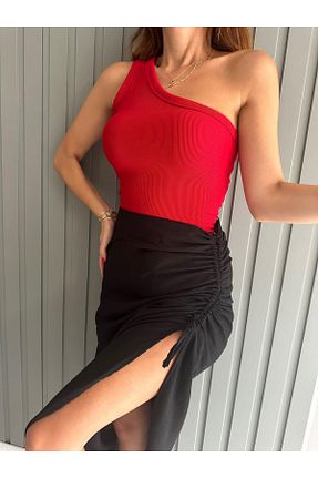 دامن مشکی زنانه پارچه Chamakh - کد 902668944