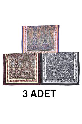 دستمال گردن رنگی زنانه پنبه ای Naz İpek - کد 902675211